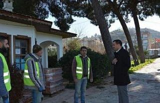 Yörük Ali Efe Müzesi restorasyon çalışmaları...