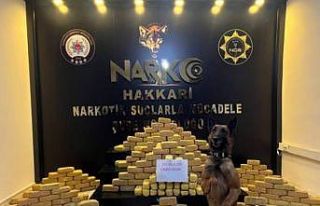 Yüksekova’da 201 kilo eroin ele geçirildi