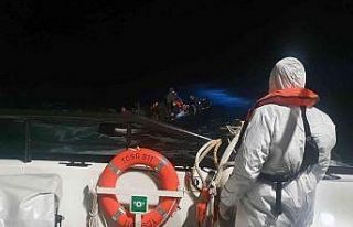 Yunanlıların geri ittiği 21 düzensiz göçmen...