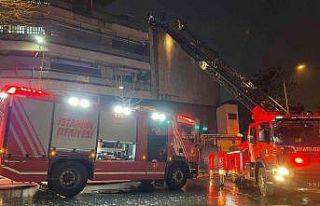 Zeytinburnu’nda çorap atölyesinde korkutan yangın