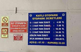 Zonguldak Belediyesi otopark ücretlerine yüzde 100...
