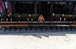 20 metrelik "piton döner"