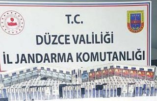 286 paket kaçak sigara bulundu