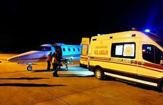 2 günde iki kişi yanık tedavisi için ambulans...