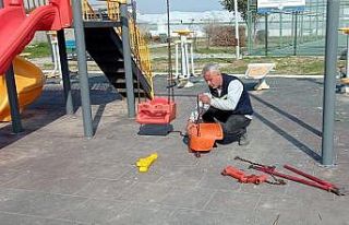 Akdeniz’de parklara bahar bakımı