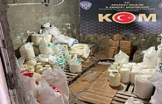 Aksaray’da merdiven altı gıda üretimine darbe