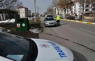 Aksaray’da trafikte olumsuzluklara karşı denetimler...