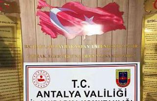 Alanya’da 2 kilo esrar ele geçirildi