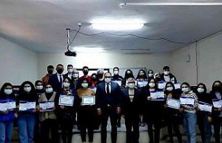 Almanya’da staj yapan Sarıgöllü öğrenciler...