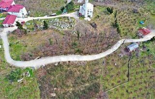 Altınordu’da beton yol çalışmaları sürüyor