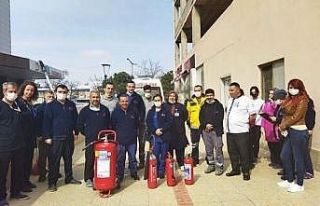 ANKA’da yangın söndürme eğitimi verildi