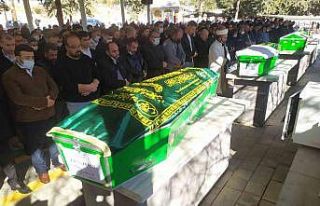 Anneanne, kızı ve torunu son yolculuğuna uğurlandı