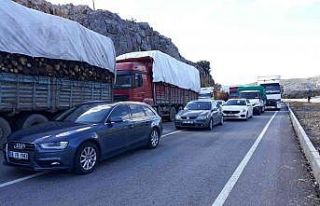 Antalya-Konya karayolu sadece otobüslere kontrollü...