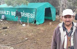 Antalya’da ağılı çöken vatandaşa belediyeden...