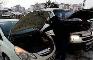 Ardahan’da Sibirya soğukları: Benzinli araç dahi...