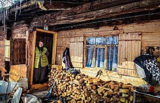 Artvin’in Oba köyünde sakinleri geleneksel köy...