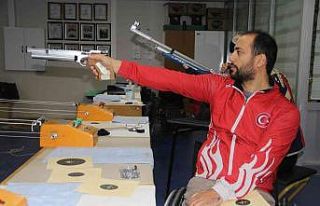 Atıcılığa geri dönen engelli milli sporcu sponsor...