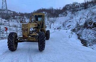 Aydın Büyükşehir’in karla mücadele çalışmalarını...