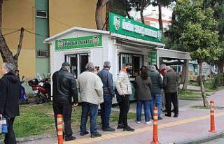 Aydınlı vatandaşlar, TMO ürün satış noktalarına...