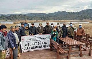 Azap Gölü’nde bir araya gelerek sorunları görüştüler