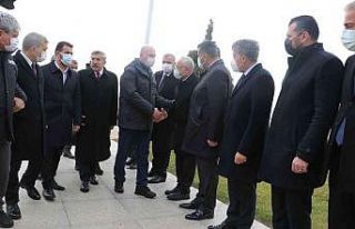 Bakan Soylu, Suriye sınır bölgesinde incelemelerde...