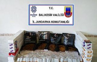 Bandırma ’ da kaçak tütün ele geçirildi