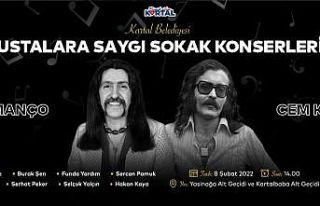 Barış Manço ve Cem Karaca Kartal’da ‘Ustalara...