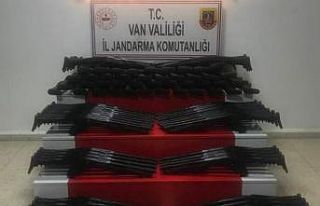 Başkale’de 100 adet av tüfeği ele geçirildi