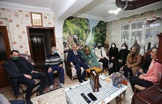 Başkan Aygün, Çınarlı’da temaslarını sürdürdü