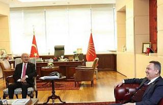 Başkan Böcek CHP Genel Başkanı Kılıçdaroğlu...