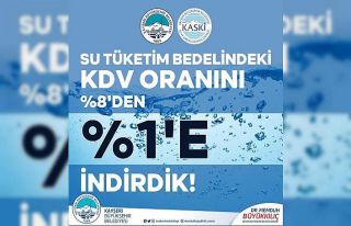 Başkan Büyükkılıç: "Su tüketim bedelindeki...