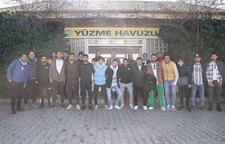 Başkan Ertürk, Kuyucaksporlu oyuncular ile bir araya...