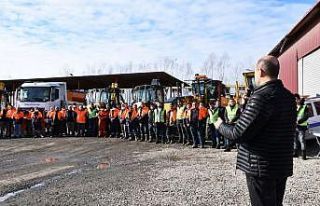 Başkan Kılıç’tan 154 personele ‘kar’ teşekkürü