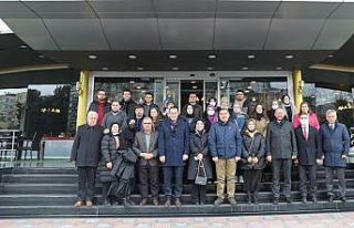 Başkan Osman Nuri Ekim öğrencilerle buluştu