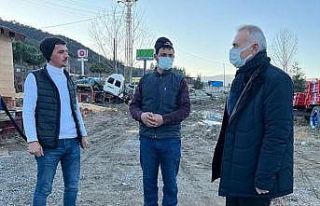 Başkan Öztürk, sanayi esnafının yanında