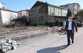 Başkan Söğüt, üstyapı çalışmalarını inceledi