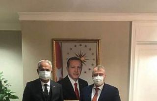 Başkan Yaman, Sağlık Bakanı Yardımcısı Eldemir’i...