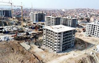 Battalgazi’deki kentsel dönüşüm konutları hızla...