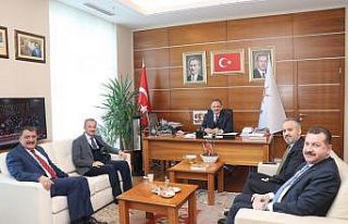 Belediye başkanlarından Özhaseki’ye ziyaret
