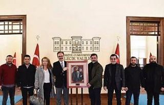 Bilecikspor’dan Vali Kızılkaya’ya ziyaret