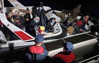 Bodrum’da 38 göçmen kurtarıldı