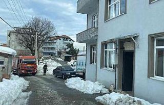 Boş dairedeki yangın paniğe sebep oldu