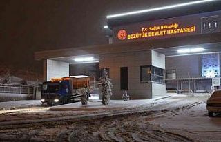 Bozüyük’te kar temizleme çalışmaları devam...