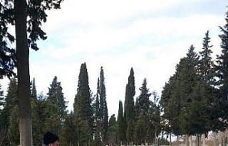 Burhaniye’de mezarlıklarda yabani ot ilaçlaması