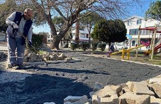 Burhaniye’de Suzan Yaz Parkı yenileniyor