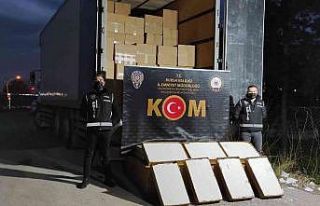 Bursa’da kaçak sigara operasyonu; piyasa değeri...