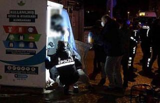 Bursa’da kullanılmış giysi ve ayakkabı kutusunun...