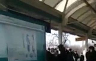 Bursa’da metro durağında iki grup arasında yumruklar...