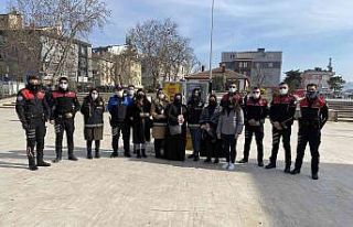 Büyükçekmece’de polisten kadınlara KADES uygulaması...