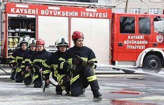 Büyükşehir İtfaiyesi’nden geleceğin kadın...